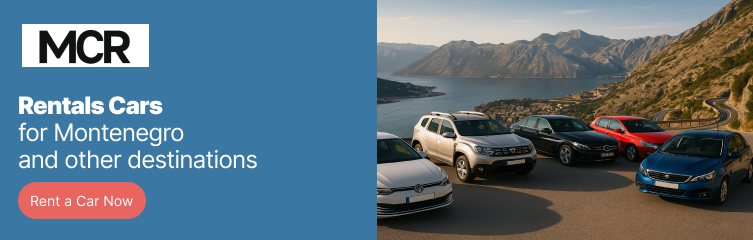 Banner for Montenegro Car Rental Services